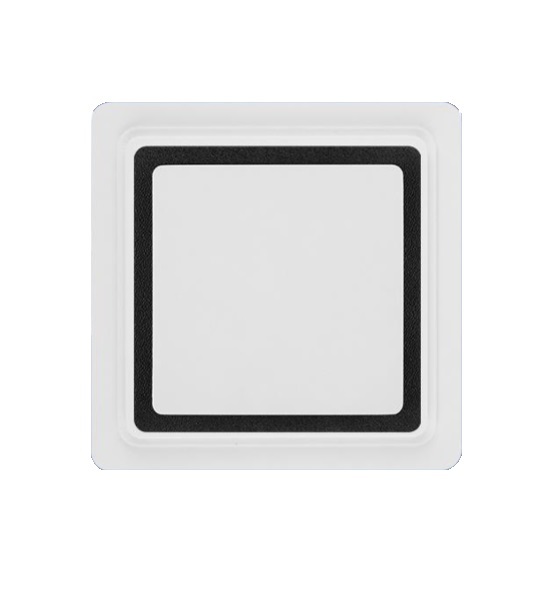 Теневой вентилятор - диффузор Technova SHADOW 100К Квадрат с обратным клапаном, под натяжной потолок